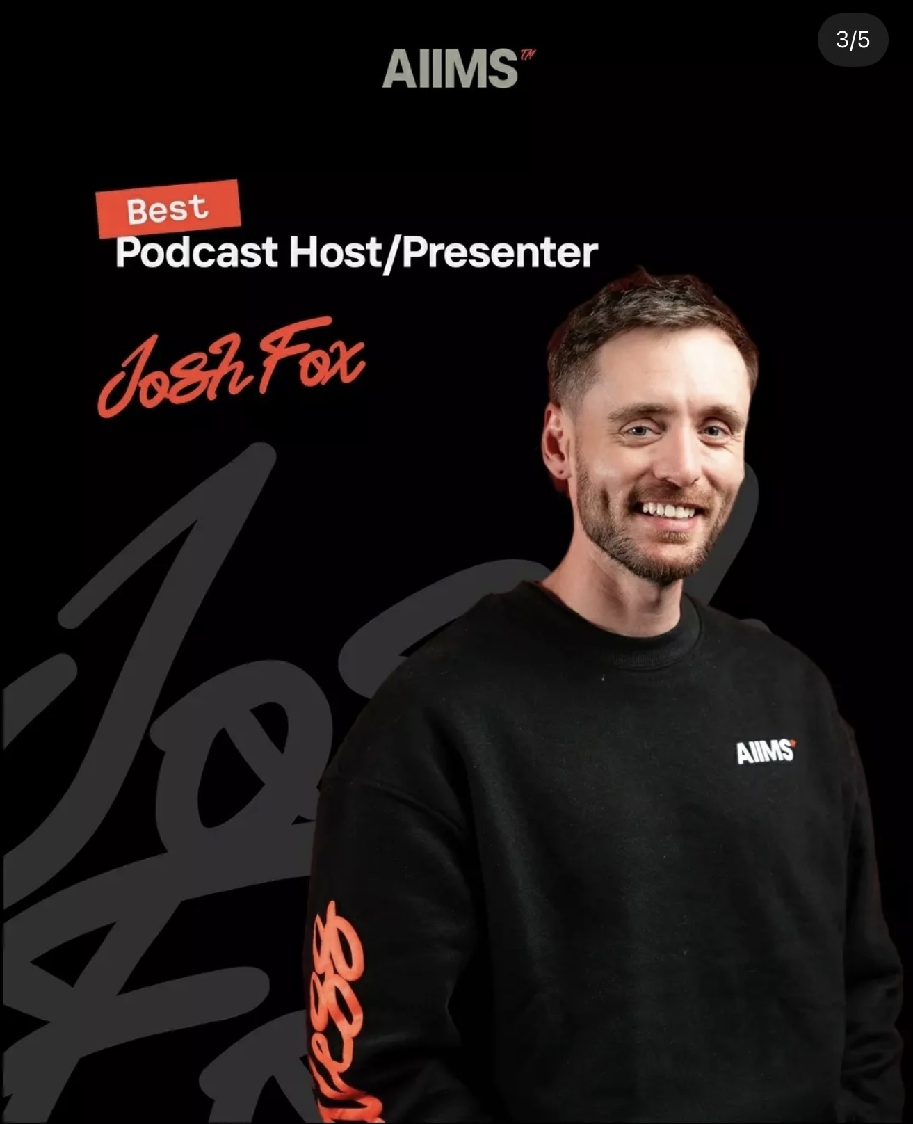 Josh Fox Best Podcast Host AIIMS Creator Hub