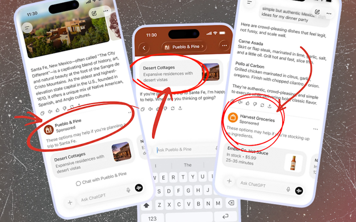 OpenAI Ads in ChatGPT — how sponsored cards appear in conversations