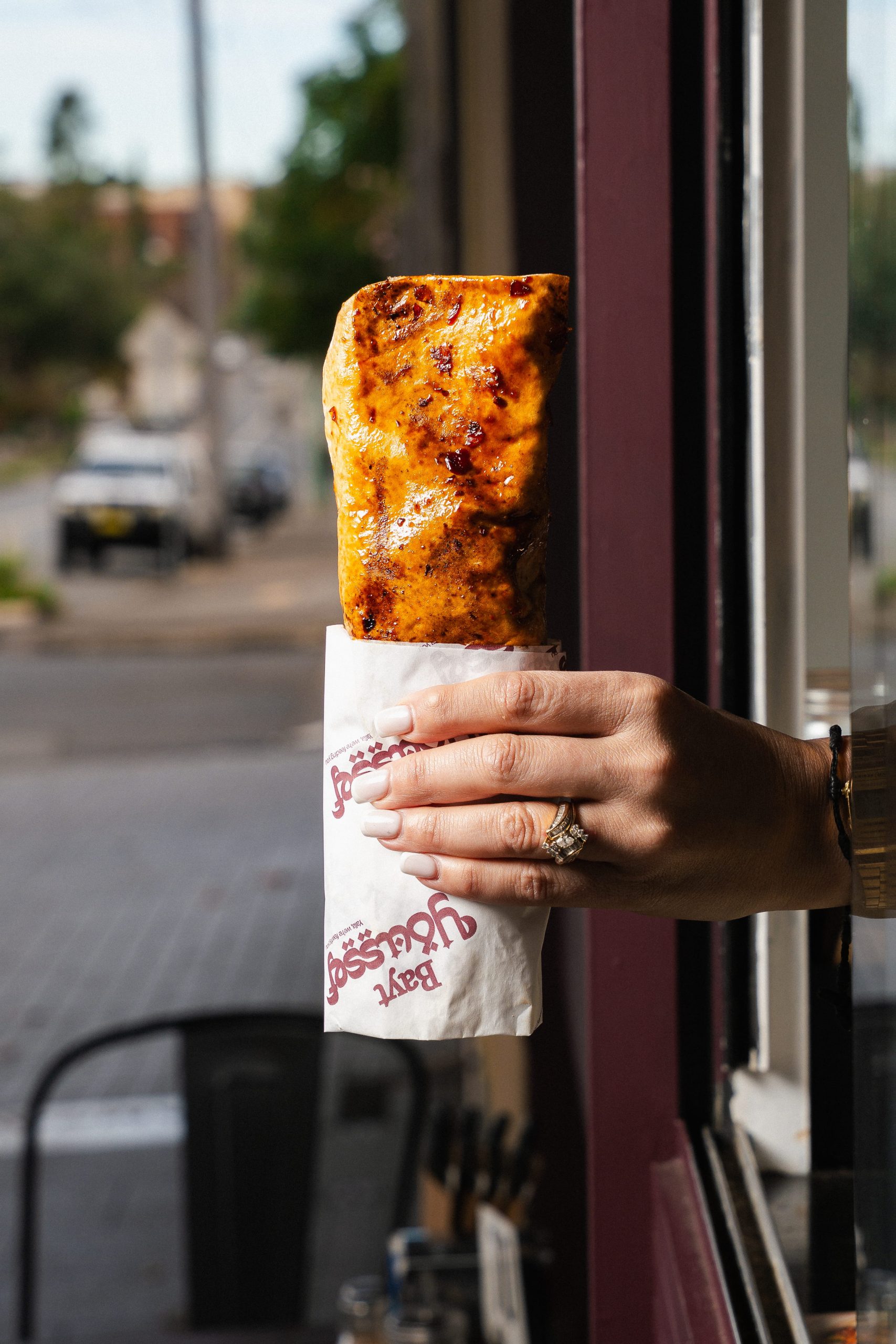 Dubai wrap food photography for Bayt Youssef menu