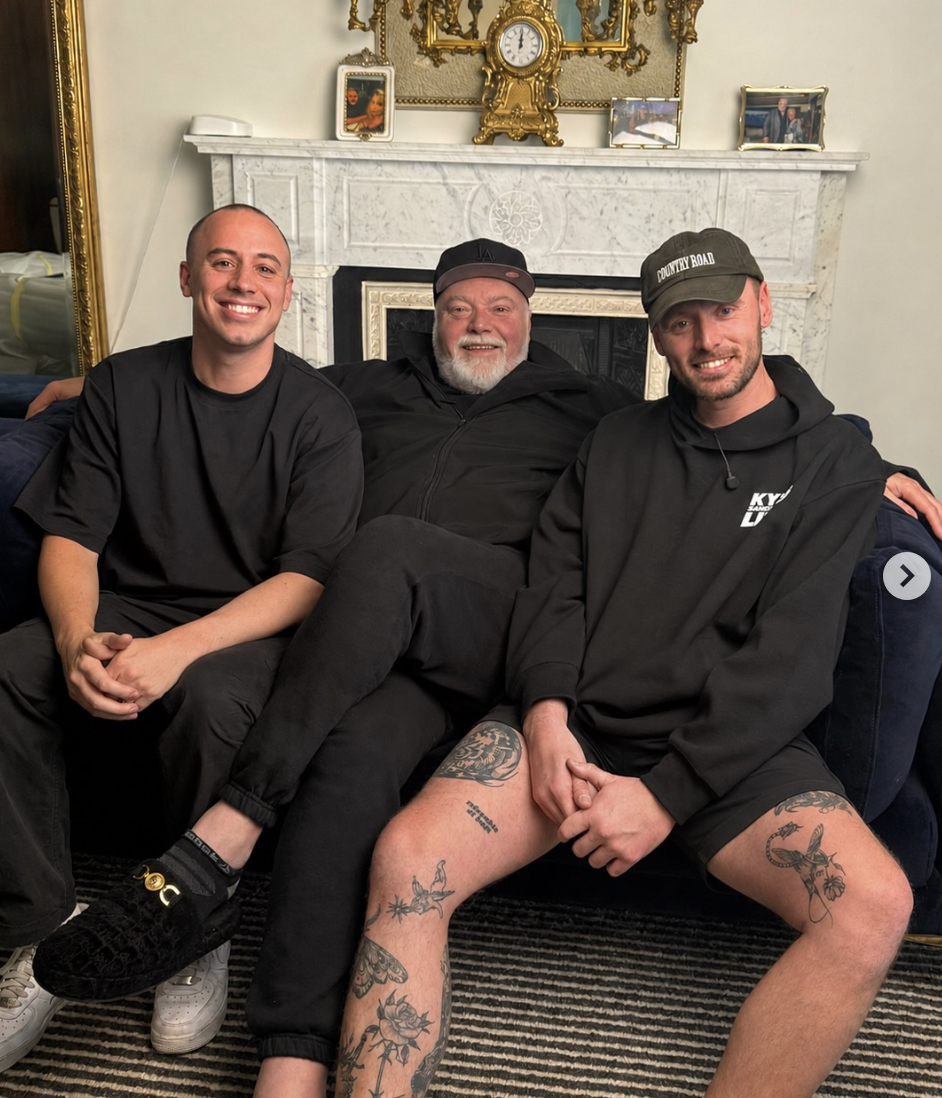 AIIMS Creator Hub team with Kyle Sandilands during production of At Home With Kyle