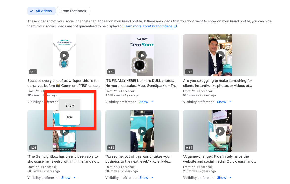 Google Merchant Center product feed dashboard showing product status and diagnostics