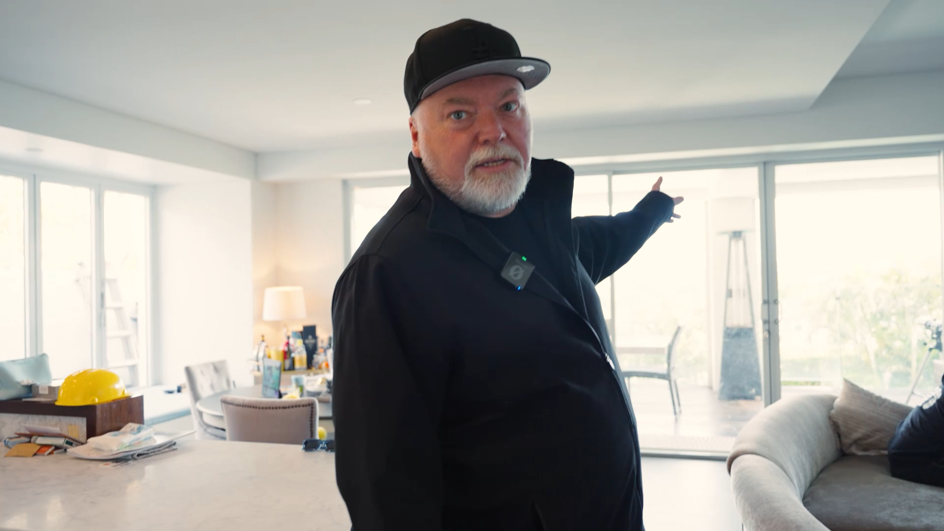 Kyle Sandilands photographed during production with AIIMS Creator Hub