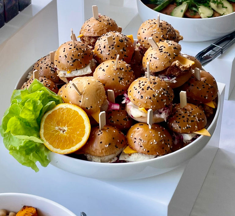 Mini burgers from Sammy’s Catering and Co