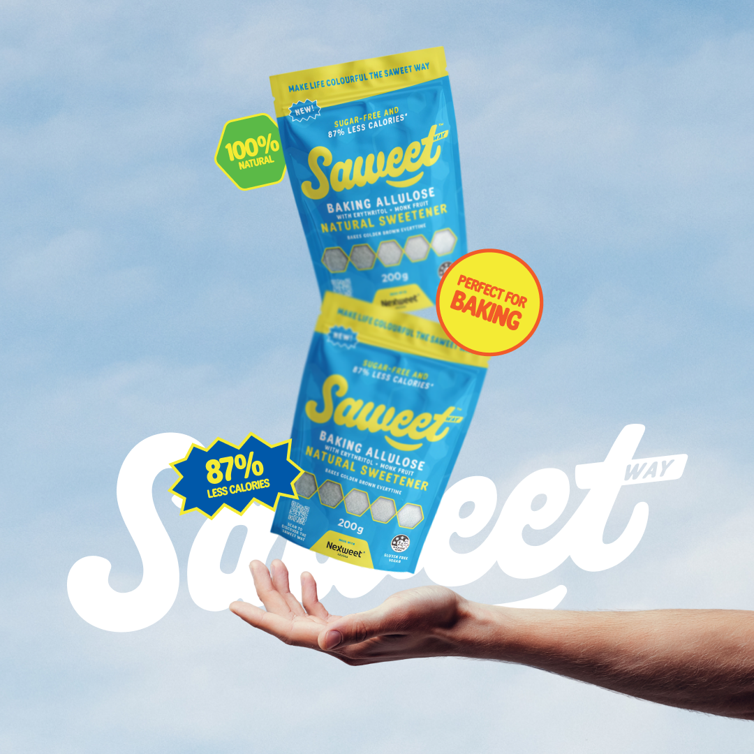Saweet Way Baking Allulose Granules campaign artwork two