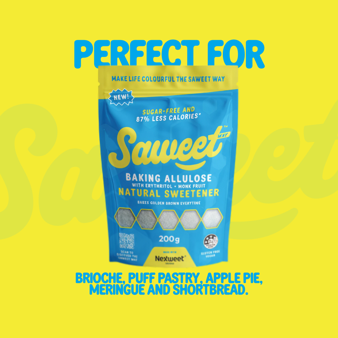 Saweet Way Baking Allulose Granules campaign artwork three
