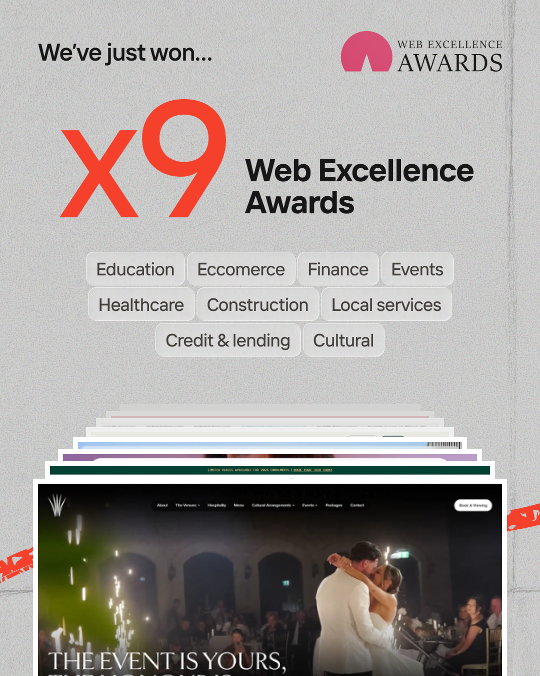 AIIMS Group Wins 9 Web Excellence Awards in 2026