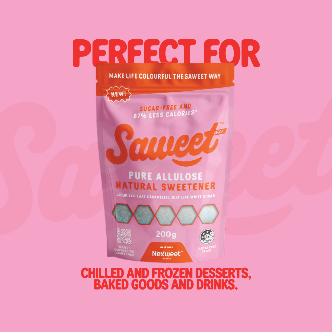 Saweet Way pure allulose benefit graphic