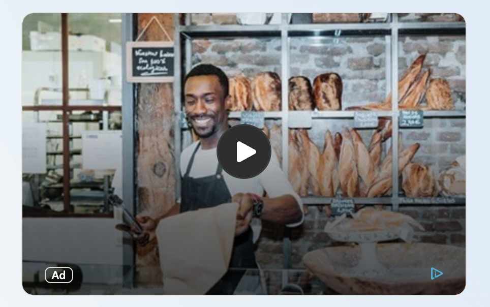 Bing video advertising example